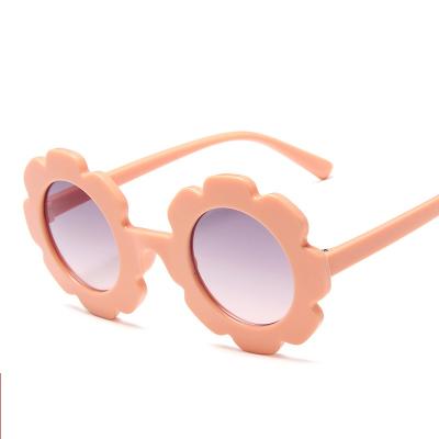 China 2021 Kids Sunglasses 2021 Vintage Kids Round Sun Flower Baby Kids Sport Sun Glasses Boys Girls Kids Sunglasses for sale