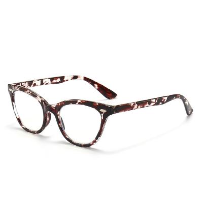 China Fashion Anti-Blue-Ray Reading Glasses Reading Glasses Retro Fashion Women Cat Eye Glasses for sale