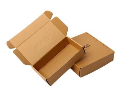 China Recyclable Excellent Quality Reasonable Price Easy To Fold Brown Kraft Shipping Express Box for sale