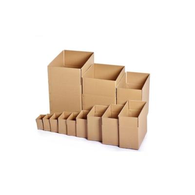 China Brown Recyclable Gift Boxes Multi Size Packaging Paper Gift Boxes White Folding Shipping Paperboard for sale