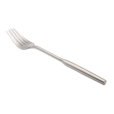 China Cheap viable silver flatware steak fruit serving fork stainless steel dinner table forks set for hotel for sale