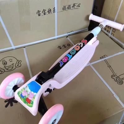 China New Model Kids Scooter Cheap Promotion Baby Toy Children Play Scooter Hot Sale Foldable Kick Scooter Adjustable Height With Led for sale