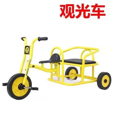 China Ride On Preschool Toy ManpowerKindergarten Tricycle Kick Toy Baby Swing Stools Double Seats Infant Toy Kindergarten Toy Supplies for sale