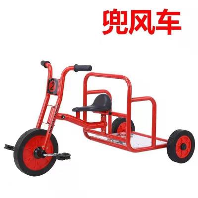 China Ride On Preschool Toy ManpowerKindergarten Tricycle Kick Toy Baby Swing Stools Double Seats Infant Toy Kindergarten Toy Supplies for sale