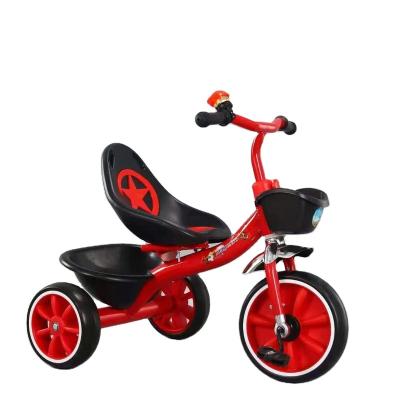 China Friction toy steel frame promotion gift hot sale kids tricycle baby toy vehicle kids tricycle model bike new for sale