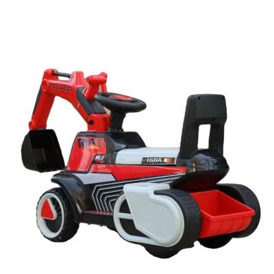 China Ride On Toy Electric Four-wheel Drive Baby Ride On Toys Children Child Four-wheel Excavator for sale