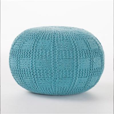 China Style Modern Home Casual INS Cotton Yarn Thick 5MM Hand - Woven Creative Living Room Round Balcony Pillar Futon Stool for sale