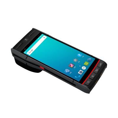 China Blovedream S60 Android handheld computer 1D and 2D PDA scanner with built in thermal printer and sticker printer for sale