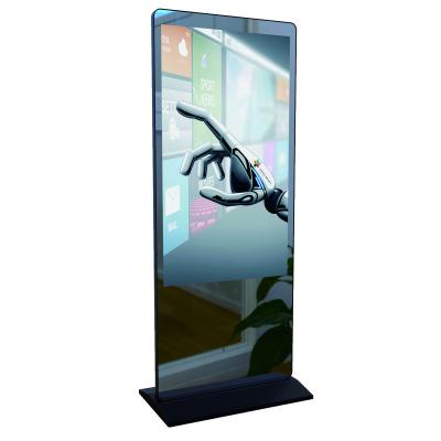 China Best Selling 55inch Digital TFT LCD Magic Touch Mirror Screen Kiosk Indoor Mirror 55