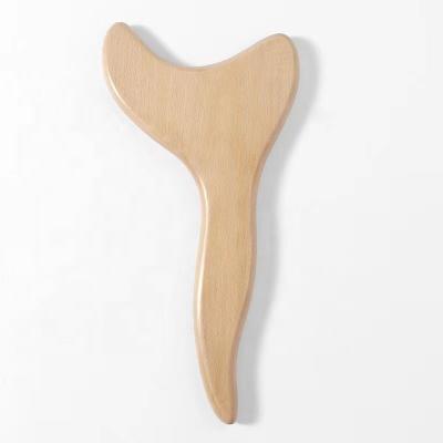 China Health Body Wood Whitening Scraping Wooden Massager Wooden Gua Sha Tools Anti Cellulite Massage Tool for sale