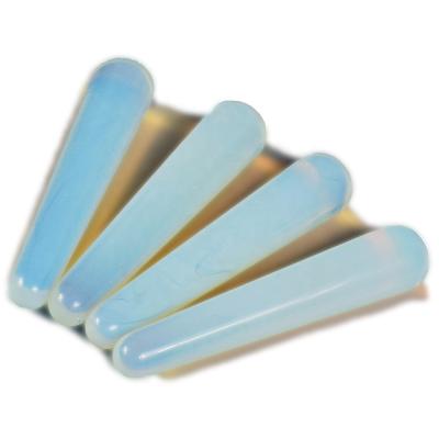 China Amazon Products Luxury Wand Massager Face Lift Opal Gua Sha Tool Stick Hot Natural Personal Massage Wand for sale