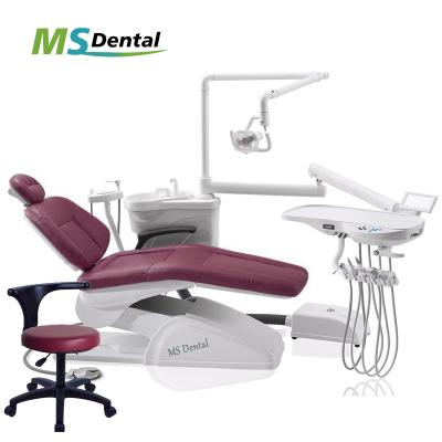 China Good Quality Metal Dentist Left Hand Dental Chair With Cheap Price Of Unit Dental Chair for sale