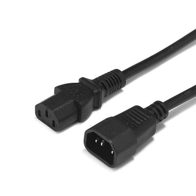 China COMPUTER IEC C14 to C13 UPS Power Cord IEC C13 C14 Power Supply Cable for PC Computer Monitor PDU DMX DJ Stage Light for sale