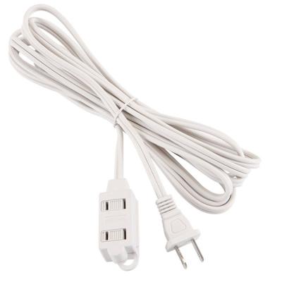 China Sewing machine USA 110V standard 6 feet extension cord ETL certified white color for America Canada Mexico for sale