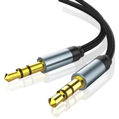 China Car 3.5 to 3.5mm Jack Audio Cable 3.5mm male jack to aux cable. diameter OD3.5MM male audio for sale