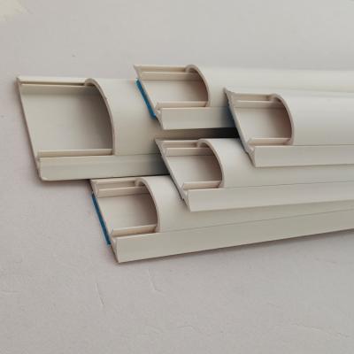 China High Quality Cable Raceway Bottom Cases Curve Shape Camber Electrical Wires Installation Adhesive Tape White Black Gold Color Custom for sale