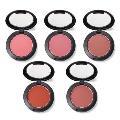 China Customized Single Color Waterproof No Powder Blush Light Fine Durable Single Color Blush for sale