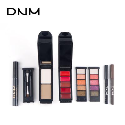 China Dnm Eyeshadow Mascara Eyeliner Lipstick Concealer Matte Pearlescent Private Label Lazy Makeup Set 12.4*8*3.5cm Professional for sale