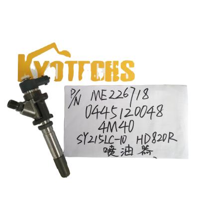 China Excavator Spare Parts 4m40 Injector ME200204 Diesel Engine Injector Diesel Nozzle Common Rail Injector Wire Harness for sale