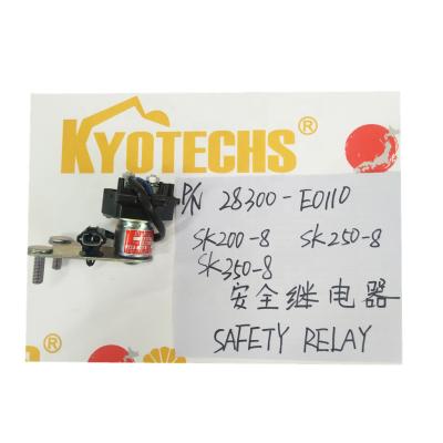 China Machinery Repair Shop Kyotechs 28300-E0110 SAFETY RELAY SK200-8 SK250-8 SK350-8 for sale