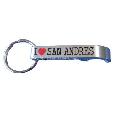 China China Hot Sale Customized Printing Logo Laser Company Gifts Metal Bottle Opener Promotional Keychains for sale