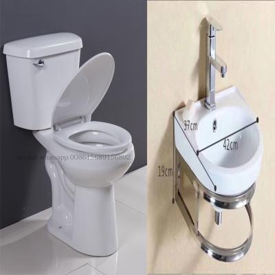 China Double-flow color sanitarios marfil two piece toilet with UPC certificate free test cost 008615689156892 for sale