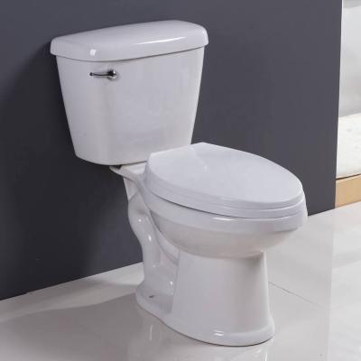 China Double-Flow High Quality Elongated Two-Piece Toilet for sale