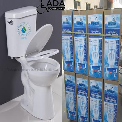 China SR-13A Double-Flow One Piece Two Pcs Structure WC And Ceramic Material Toilet Bowl 008615689156892 for sale