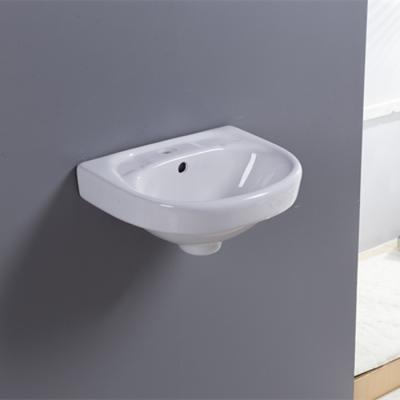 China High Tempreture Ceramic Sanitary Ware Of Wall Hung Semi Ceramic Pedestal Basin SR-3335 for sale