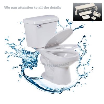 China 2 Piece White Double-Flux Toilet American Champion Oval Chair Size 12 In Rough In 008615689156892 for sale