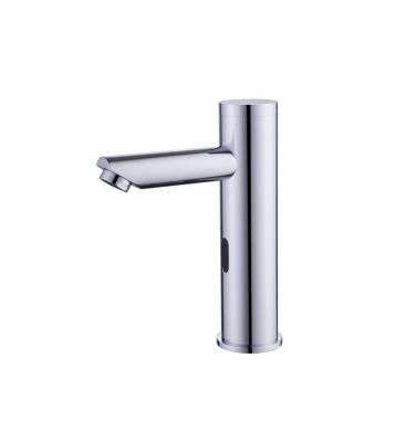 China Sustainable Touchless Bathroom Sink Faucet Hands Free Bathroom Basin Water Faucet Sensorhouses Automatic Faucet for sale