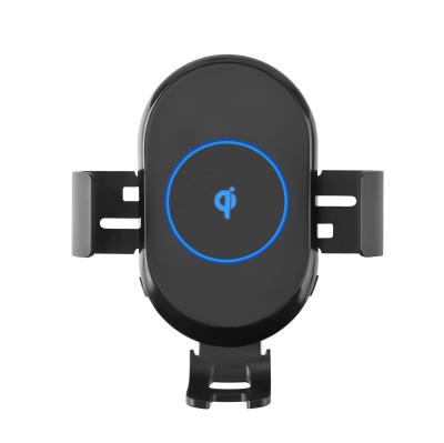 China 15w Qi Wireless Car Fast Wireless Charger Stand Car Phone Holder Fast Charging Auto Charger For Mobile Phone for sale