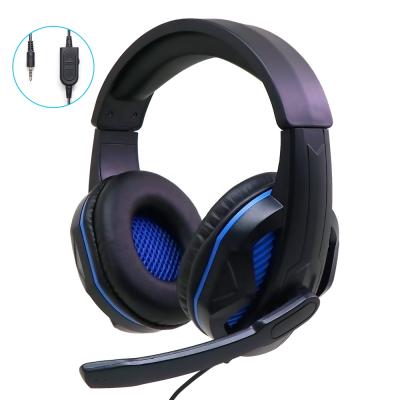 China Hot Selling Fashion Amazon Gaming Headset HD Gamer Wired Earphone Gaming Headset PC With Microphone for sale