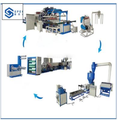 China Polystyrene Foam Trays Forming Machine For Disposable Food Packaging for sale