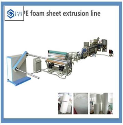 China Single Screw  PE Foam Sheet  extrusion  machine for sale