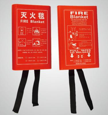 Chine couverture isolante résistante à la chaleur de sécurité de couverture du feu de fibre de verre de 1.8m*1.8m à vendre