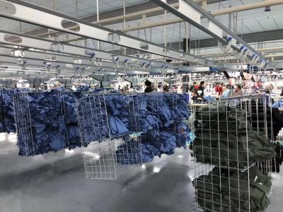 China High Quality Clothing Intelligent Production Line Hanging assembly line in garment factory Te koop