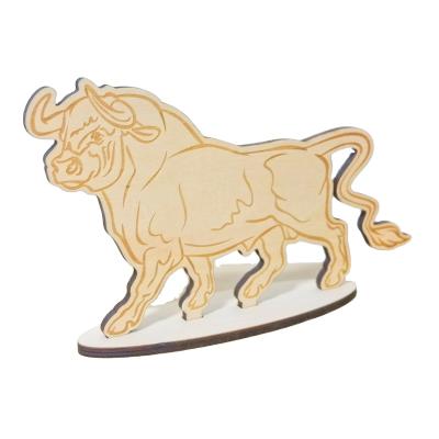 China Worldwide Wood Crafts Standee Laser Cut Double Side Printing 6mm Plywood Animal Standee Home Decoration for sale