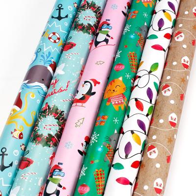 China 80GSM Moisture Proof Bond Paper 50*70cm/Sheet Gift Wrapping Paper For Baby Shower Kids Kid Birthday Christmas Gift for sale