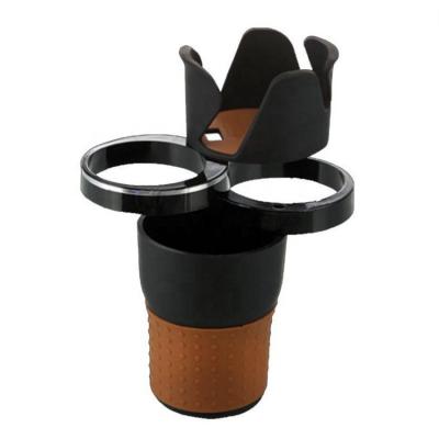 China Durable Multifunctional Adjust Drinks Car Cup Holder Mobile Phone Sunglasses Rotating Holder for sale