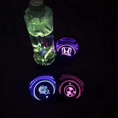 China Customized Stocked Trim Logo LED Light And Atmosphere Coaster Lamp for sale