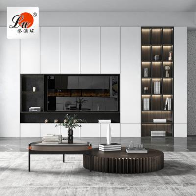 China Modern white wood cabinet of the display wall unit (the other) of the living room TV cabinet of the simple adjustable TV stand TV for sale