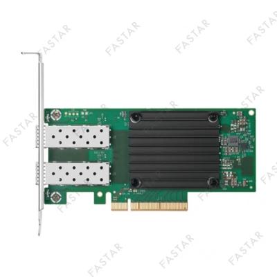 China MCX512A-ACAT Dual Port Server Network Card PCIe 3.0 x8 High Compatibility Network Interface Card 25/10/1GbE for sale