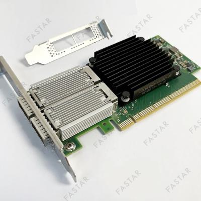 China Server MCX516A-CDAT 100GBE Dual Port FOR NVIDIA mellanox 4.0 100Gb/s Connect-x 5 Server NIC Network Interface Card for sale