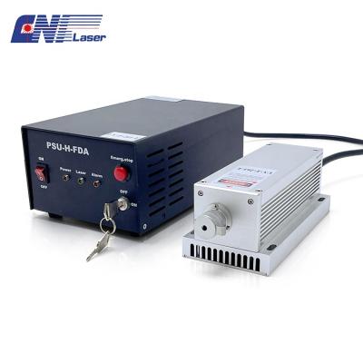 China Ultra compact 261nm 1-5mw dpss cw laser source module UV spectrum laser measuring instrument laser equipment scientific medical parts for sale