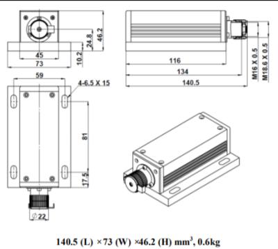 China Low Noise Orange Research 30mW 593.5nm DPSS Laser for sale