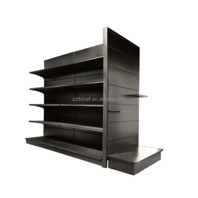 China Suzhou factory direct sale high quality single sided gondola supermarket customized shelf for sale