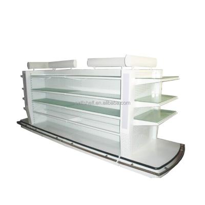 China Single Sided Commercial Store Gondola Supermarket Shelf Display Rack for sale