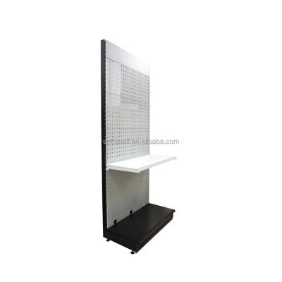 China Single Sided Hot Selling Multicolor Supermarket Display Metal Rack Shelving for sale