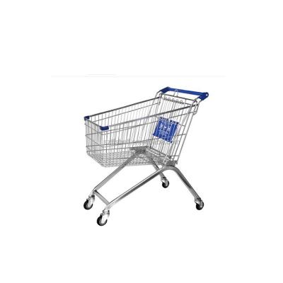 China Single Sided Wholesale Customizable Folding Trolley Trolley For Supermarket Shopping for sale